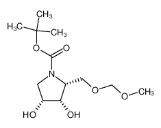 132430-74-1 (2R,3S,4R)-N-(tert-butoxycarbonyl)-3,4-dihydroxy-2-[(methoxymethoxy)methyl]pyrrolidine