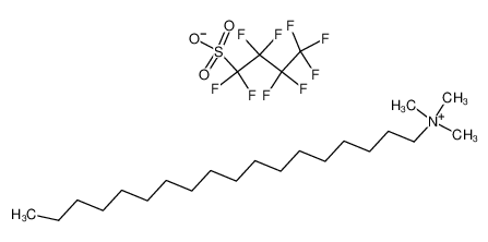 25628-14-2 structure, C25H46F9NO3S