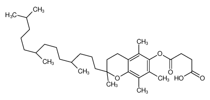 4-Oxo-4-({(2R)-2,5,7,8-tetramethyl-2-[(4R,8R)-4,8,12-trimethyltri decyl]-3,4-dihydro-2H-chromen-6-yl}oxy)butanoic acid