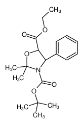 3-(t-Boc)-2,2-dimethyl-4-phenyl-1,3-oxazolidin-5-yl]formic Acid Ethyl Ester 143527-74-6