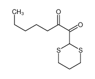 56011-18-8 1-(1,3-dithian-2-yl)heptane-1,2-dione