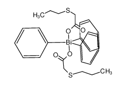 58992-40-8 structure, C28H33BiO4S2