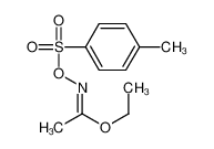 ethyl (1E)-N-(4-methylphenyl)sulfonyloxyethanimidate 52913-15-2