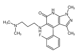 103068-93-5 structure, C19H24FN5O