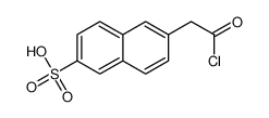 6-(2-chloro-2-oxoethyl)naphthalene-2-sulfonic acid 848415-42-9