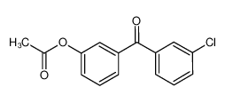 [3-(3-chlorobenzoyl)phenyl] acetate 890099-53-3