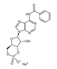 30275-80-0 structure, C17H15N5NaO7P