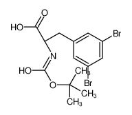 647037-87-4 structure, C14H17Br2NO4