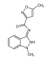 5-Methyl-N-(1-methyl-1H-indazol-3-yl)-1,2-oxazole-3-carboxamide 685830-13-1