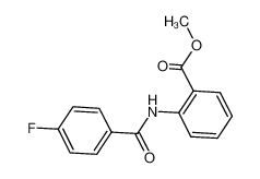 Exo1,2-[(4-Fluorobenzoyl)amino]-benzoicacidmethylester 461681-88-9