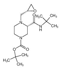 158380-45-1 叔-丁基(3S)-3-(叔-丁基氨基甲酰)-4-[[(2S)-环氧乙烷-2-基]甲基]哌嗪-1-羧酸酯