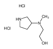 2-[Methyl(3-pyrrolidinyl)amino]-1-ethanol dihydrochloride 1219957-28-4