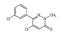 5-chloro-6-(3-chlorophenyl)-2-methylpyridazin-3-one 849021-00-7