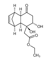 433218-85-0 ethyl 2-((1S,4R,4aS,5S,6S,8aR)-5,6-dihydroxy-8-oxo-1,4,4a,5,6,7,8,8a-octahydro-1,4-methanonaphthalen-5-yl)acetate