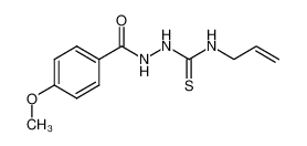 117026-15-0 spectrum, N-allyl-2-(4-methoxybenzoyl)hydrazine-1-carbothioamide