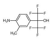 2-(4-amino-3-methylphenyl)-1,1,1,3,3,3-hexafluoropropan-2-ol 1992-09-2