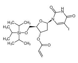 1454333-35-7 structure, C21H33IN2O6Si