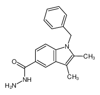 1-苄基-2,3-二甲基-1H-吲哚-5-羧肼