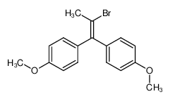 39179-87-8 spectrum, 1,11-bis(p-methoxyphenyl)-2-bromopropene