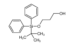 127047-71-6 spectrum, 3-[tert-butyl(diphenyl)silyl]oxypropan-1-ol