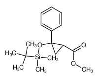 90288-93-0 2-(tert-Butyldimethylsiloxy)-2-phenyl-1-cyclopropancarbonsaeure-methylester