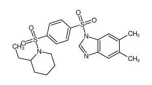 606131-20-8 structure, C22H27N3O4S2