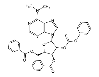 132370-69-5 spectrum, 6-dimethylamino-9-(3',5'-di-O-benzoyl-2'-O-phenoxythiocarbonyl-β-D-xylofuranosyl)purine