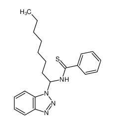117759-80-5 N-<α-(benzotriazol-1-yl)octyl>thiobenzamide