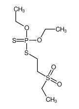 diethoxy-(2-ethylsulfonylethylsulfanyl)-sulfanylidene-λ<sup>5</sup>-phosphane 2497-06-5