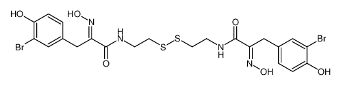 110659-91-1 structure, C22H24Br2N4O6S2