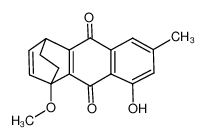 91295-26-0 spectrum, 1,4-dihydro-8-hydroxy-1-methoxy-6-methyl-1,4-ethano-9,10-anthraquinone