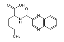 2-(quinoxaline-2-carbonylamino)hexanoic acid 5570-03-6