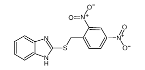 2-[(2,4-dinitrophenyl)methylsulfanyl]-1H-benzimidazole 475977-79-8