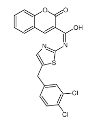 5083-25-0 structure, C20H12Cl2N2O3S