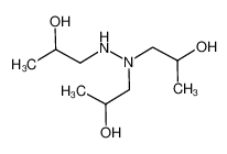 1-[2,2-bis(2-hydroxypropyl)hydrazinyl]propan-2-ol