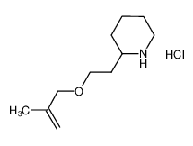 2-{2-[(2-Methyl-2-propenyl)oxy]ethyl}piperidine hydrochloride 1219949-15-1