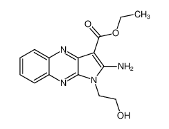 ethyl 2-amino-1-(2-hydroxyethyl)pyrrolo[3,2-b]quinoxaline-3-carboxylate 30119-32-5