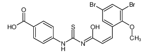 532432-36-3 structure, C18H14Br2N2O4S