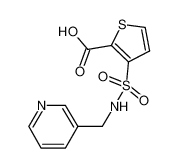 3-{[(Pyridin-3-ylmethyl)amino]sulfonyl}thiophene-2-carboxylic acid 936077-73-5