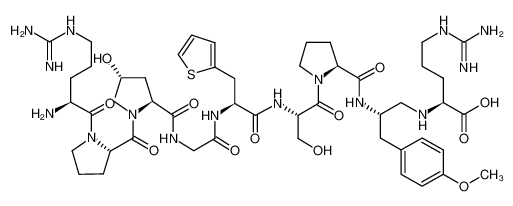 159768-75-9 structure, C49H75N15O12S