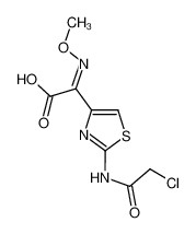 64486-18-6 spectrum, (2Z)-{2-[(Chloroacetyl)amino]-1,3-thiazol-4-yl}(methoxyimino)acetic acid