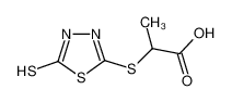 2-(5-巯基-1,3,4-噻二唑-2-硫基)丙酸