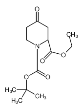 1-O-tert-butyl 2-O-ethyl (2R)-4-oxopiperidine-1,2-dicarboxylate 357154-16-6