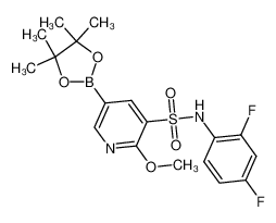 1383992-65-1 structure, C18H21BF2N2O5S