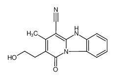 2-(2-羟基乙基)-3-甲基-1-氧代-1,5-二氢吡啶并[1,2-A]苯并咪唑-4-甲腈