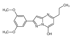 2-(3,5-Dimethoxyphenyl)-5-propylpyrazolo[1,5-a]pyrimidin-7-ol