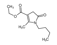 ethyl 1-butyl-2-methyl-5-oxo-4,5-dihydro-1H-pyrrole-3-carboxylate 6946-42-5