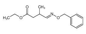 130865-74-6 ethyl 4-((benzyloxy)imino)-3-methylbutanoate