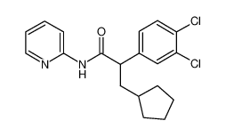 3-cyclopentyl-2-(3,4-dichlorophenyl)-N-pyridin-2-ylpropanamide 300353-42-8