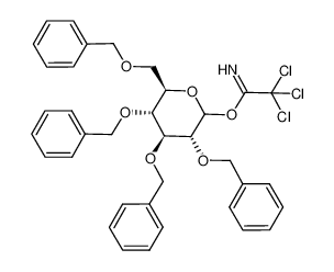 132201-75-3 O-(2,3,4,6-tetra-O-benzyl-α,β-D-glucopyranosyl) trichloroacetimidate